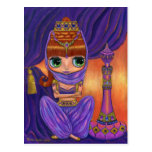 Purple Genie Postcard