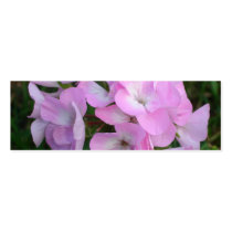 Purple Geraniums Bookmark