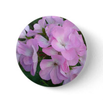 Purple Geraniums Button