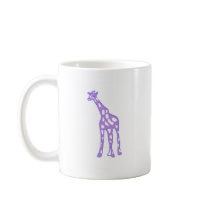 PURPLE GIRAFFE MUG