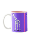 PURPLE Giraffe mugs