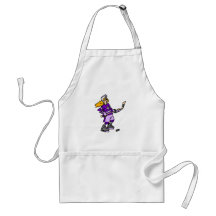 Purple girl player apron