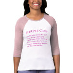 PURPLE Glory t-shirts