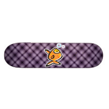 Purple Goldfish Skate Board Decks