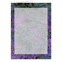 Purple, Green, Blue abstract ground background 6 Greeting Card
