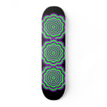 Purple - Green Optical Fun Skateboards