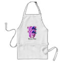 Purple Hair Butterfly Lady Apron 2