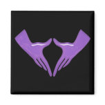 Purple Hands Magnet
