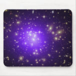 Purple haze of stars at night mouse mat