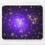 Purple haze of stars at night mouse mat