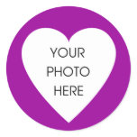 Purple Heart Border Stickers