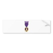 PURPLE HEART BUMPER STICKER