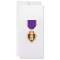 Purple Heart Medal Rack Card Template