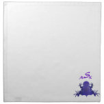 Purple Horned Frog MoJo Napkin