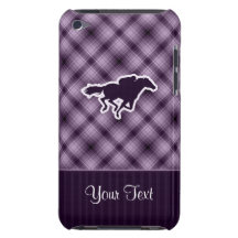 Purple Horse Racing Barely There iPod Covers
