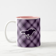 Purple Horse Racing Coffee Mugs