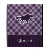 Purple Horse Racing iPad Folio Cover