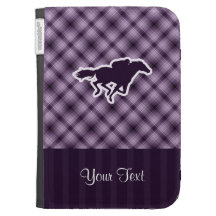 Purple Horse Racing Kindle Covers