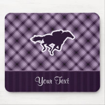 Purple Horse Racing Mousemat