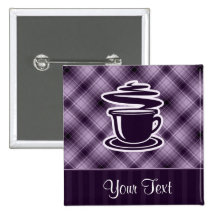 Purple Hot Coffee Button