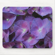 Purple Hydrangea Mouse Pad