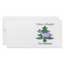 Purple I want a dinosaur for christmas Customized Photo Card