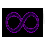 Purple Infinity Symbol Card