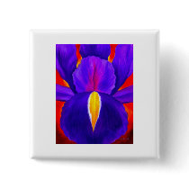 Purple Iris Flower Painting Art - Multi