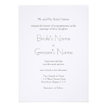 Purple Iris II Wedding Custom Invites