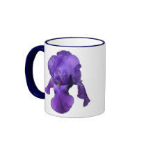 Purple Iris Coffee Mugs