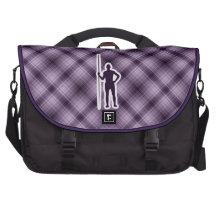 Purple Javelin Throw Laptop Computer Bag