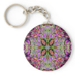 Purple Kaleidoscope Keychain