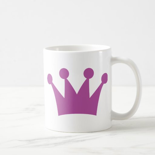 purple king crown coffee mug