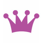 purple king crown t-shirts