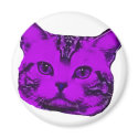 Purple Kitty magnets