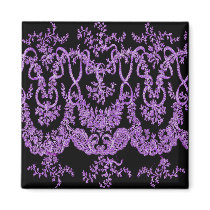 Purple Lace Design T shirts, Mugs, Gifts Magnet