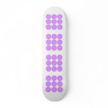 Purple Lace Style Design. 9 Rounds. Custom skateboards