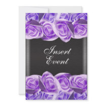 Purple lavender black wedding roses