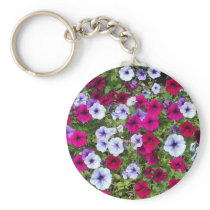 Purple & Lavender Flowers: Key Chain