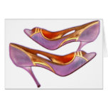 Purple Leather with Gold Metallic Trim cards