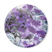 Purple Leaves Magnet