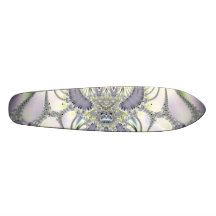 Purple Leaves Skateboard