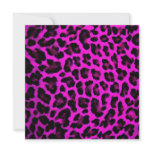 Purple Leopard Print Invitations