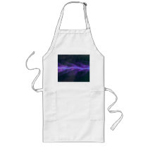 Purple Lightning Electricity Backdrop Aprons
