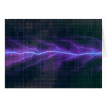Purple Lightning Electricity Backdrop