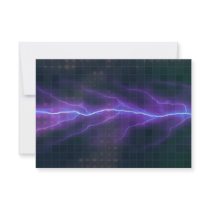 Purple Lightning Electricity Backdrop