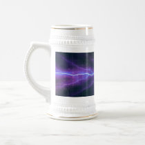 Purple Lightning Electricity Backdrop Mug