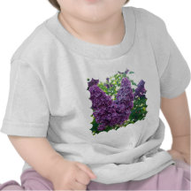 Purple Lilacs Baby T-Shirt