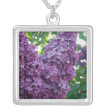 Purple Lilacs Necklace