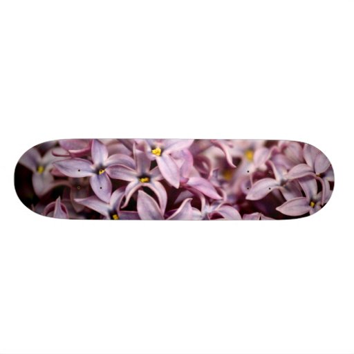PURPLE LILACS SKATE BOARD DECK